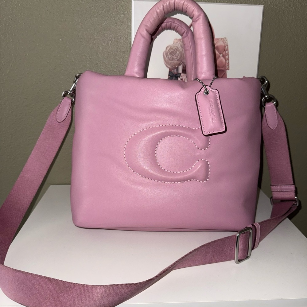 Coach Pink Pillow Tote -CP095